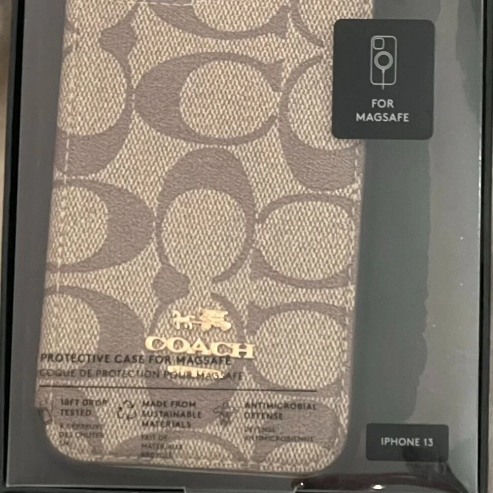 Coach monogram iphone